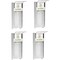 Alpine Industries Stainless Steel 1000 ml. Wall Mount Elbow Press Liquid Gel Soap and Hand Sanitizer Dispenser, (4-Pack)